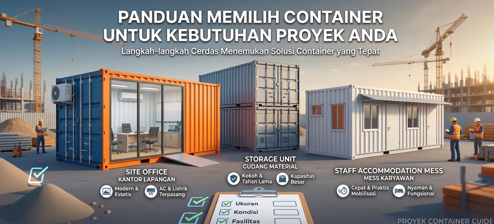 Sewa Kontainer Bulanan vs Tahunan: Mana yang Lebih Menguntungkan Kontraktor? - Best Container Indonesia
